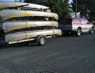  我们的加拿大开放式独木舟 